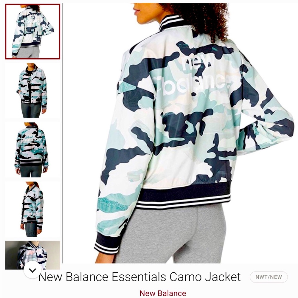 New Balance Camo Windbreaker Jacket